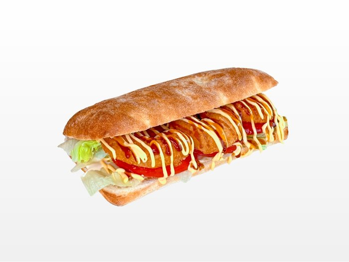 Панини с креветкой темпура