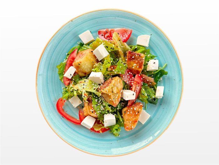 Салат "Баклажан с помидорами"